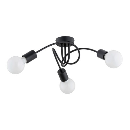 LAMPA SUFITOWA ALFA FARTA CZARNA 3xE27