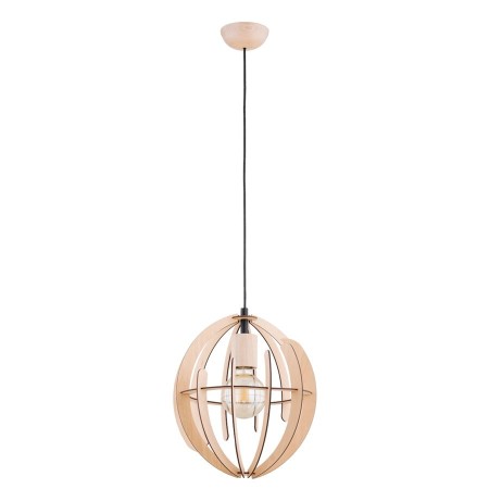 LAMPA WISZĄCA ALFA SOLARIA DREWNIANA 1xE27