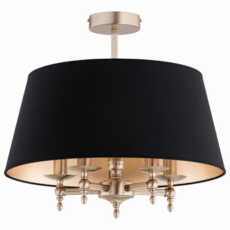 LAMPA SUFITOWA ALFA ROKSANA ZŁOTO-CZARNA 5xE14