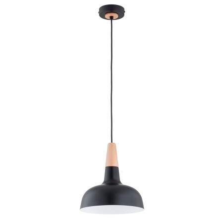 LAMPA WISZĄCA ALFA RODOS CZARNO-ZŁOTA 1xE27