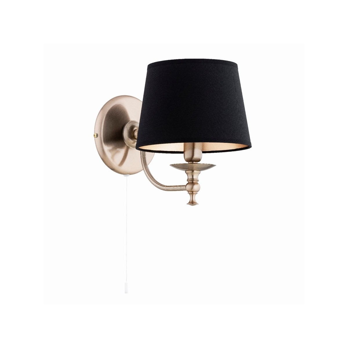 KINKIET ALFA ROSETTA 63 ZŁOTO-CZARNY 1xE14