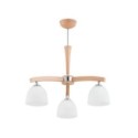 LAMPA SUFITOWA ALFA AXIM DREWNIANA 3xE27