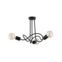 LAMPA SUFITOWA ALFA WINGO CZARNA 3xE27