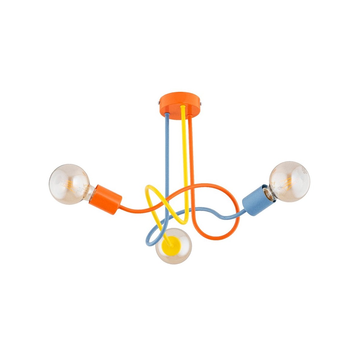 LAMPA SUFITOWA ALFA WINGO MULTICOLOR 3xE27