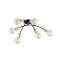 LAMPA SUFITOWA ALFA SEDNA CZARNO-ZŁOTA 6xE27