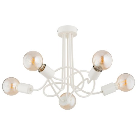 LAMPA SUFITOWA ALFA WINGO KREMOWA 5xE27