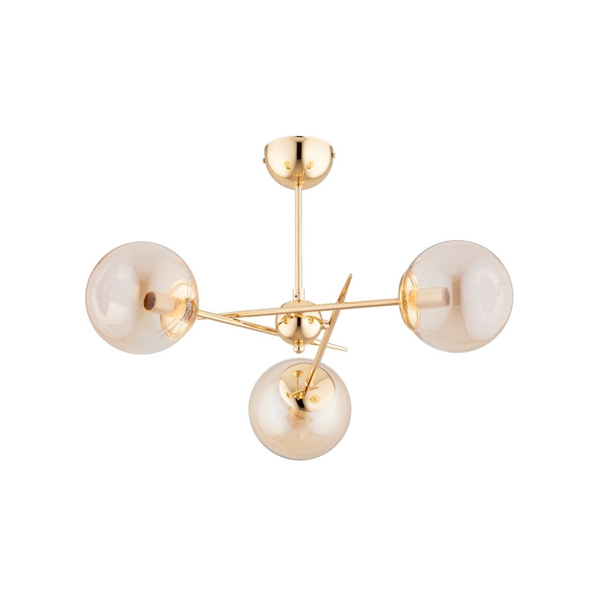 Lampa sufitowa Alfa Primery Gold 3xE14