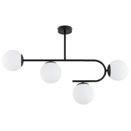 LAMPA SUFITOWA ALFA STELLAR CZARNO-BIAŁA 4xE14