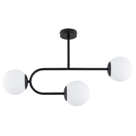 LAMPA SUFITOWA ALFA STELLAR CZARNO-BIAŁA 3xE14