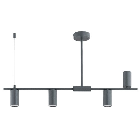 LAMPA SUFITOWA ALFA URANOS SZARA 4xGU10