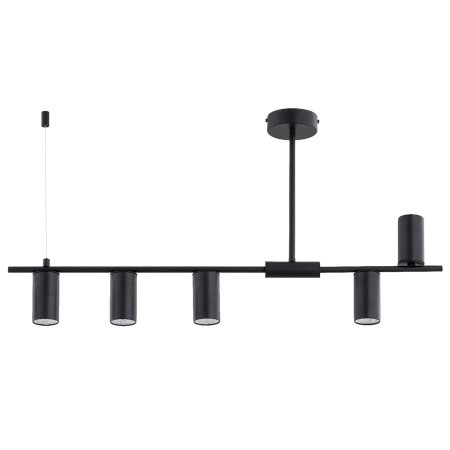 LAMPA SUFITOWA ALFA URANOS CZARNA 5xGU10