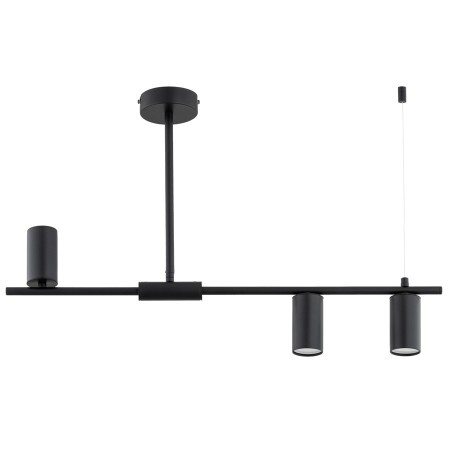 LAMPA SUFITOWA ALFA URANOS CZARNA 3xGU10