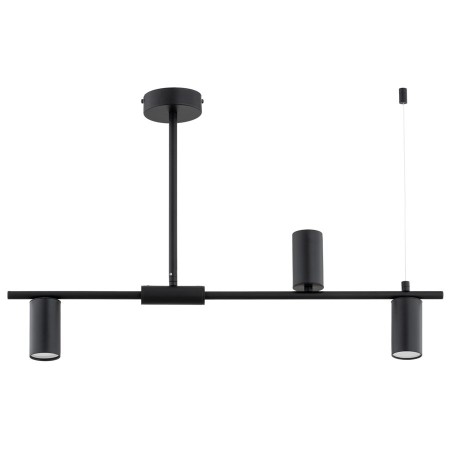 LAMPA SUFITOWA ALFA URANOS CZARNA 3xGU10