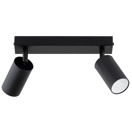 LAMPA SUFITOWA ALFA ATLET CZARNA 2xGU10