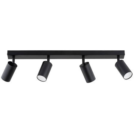 LAMPA SUFITOWA ALFA ATLET CZARNA 4xGU10