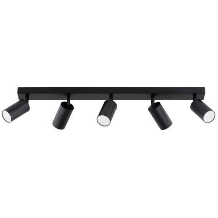 LAMPA SUFITOWA ALFA ATLET CZARNA 5xGU10