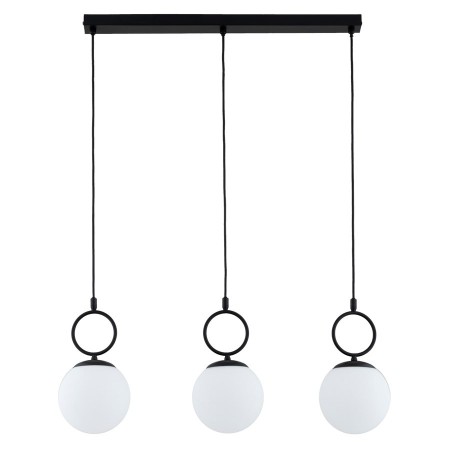 LAMPA WISZĄCA ALFA SITRO CZARNO-BIAŁA 3xE14