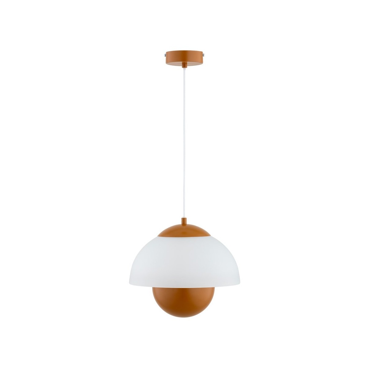 LAMPA WISZĄCA ALFA SETNA RUSTY & WHITE 1xE27