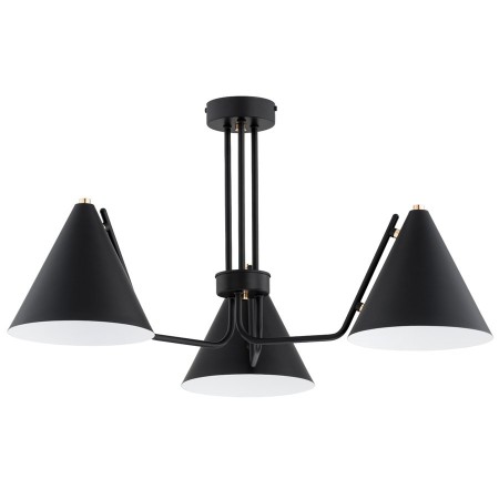 LAMPA SUFITOWA ALFA BLASK MIX CZARNY 3xE27