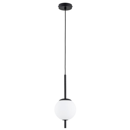 LAMPA WISZĄCA ALFA DIORA CZARNO-BIAŁA 1xE14