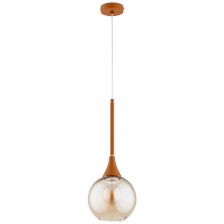 LAMPA WISZĄCA ALFA LARIKO AMBER 1xE27