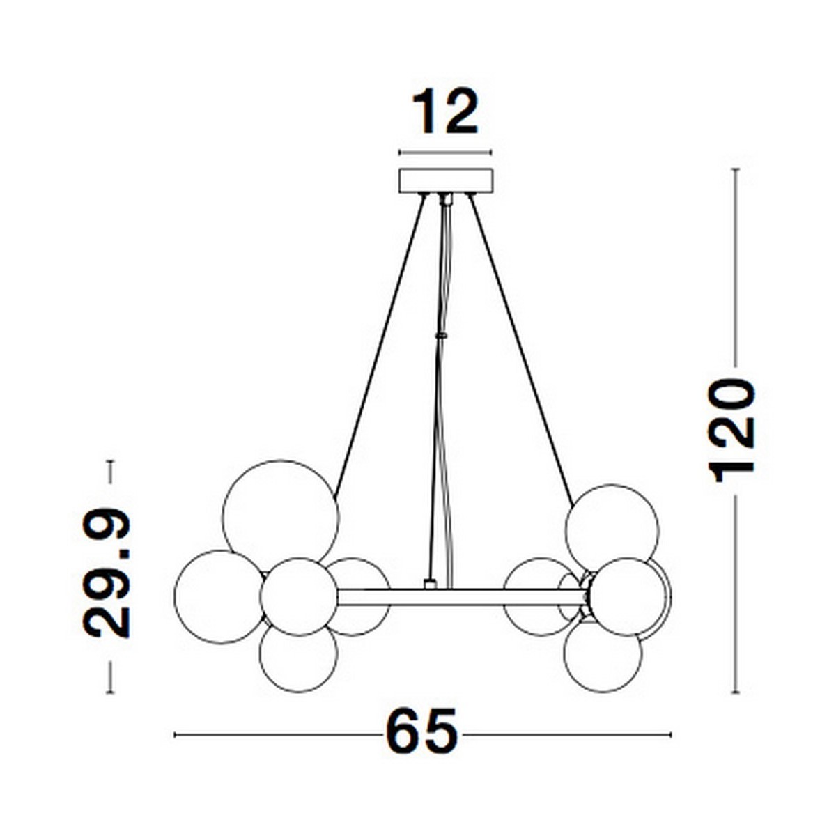 współczesna lampa wisząca Luces Exclusivas PARLA LE42601