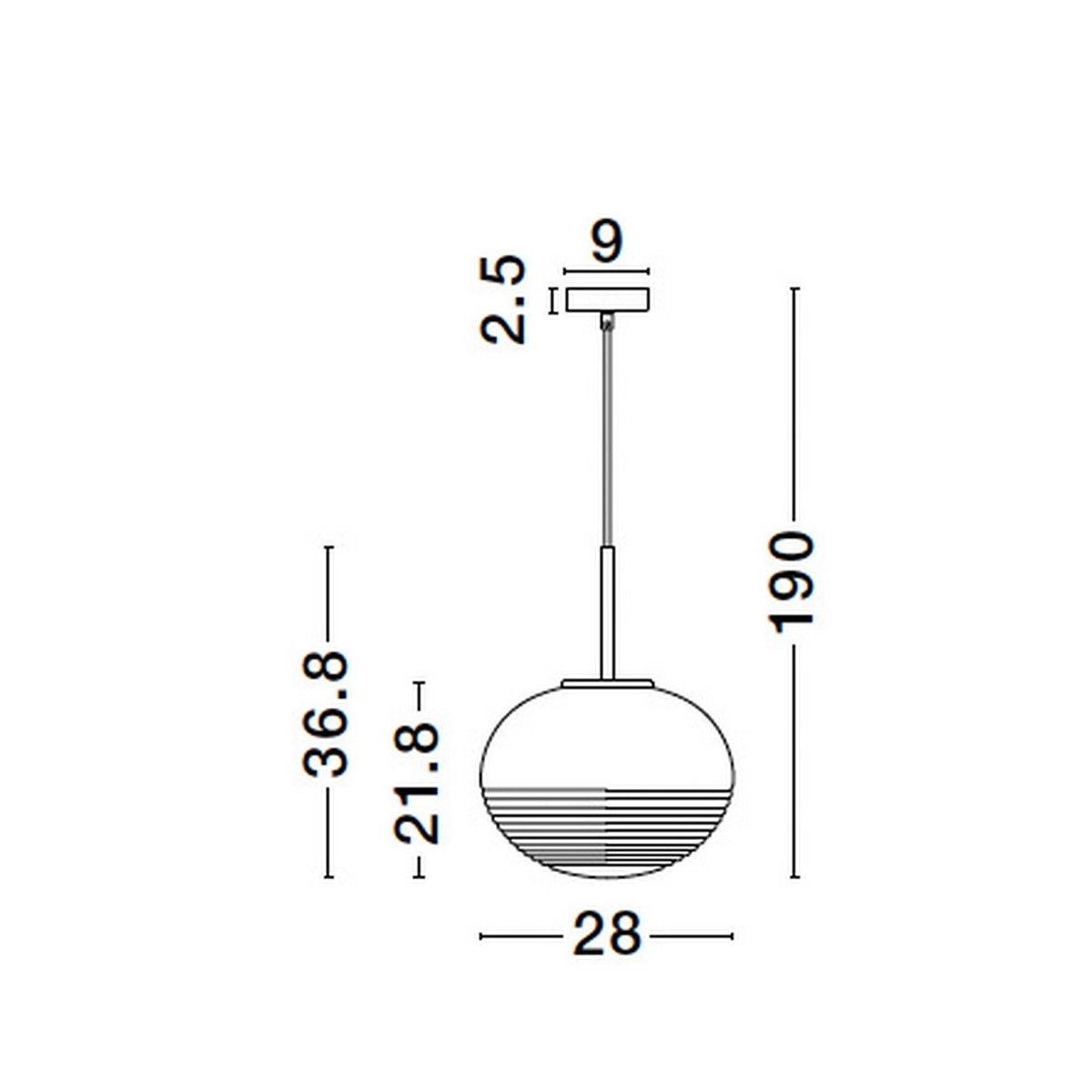 olśniewająca lampa wisząca Luces Exclusivas HAINA LE42645