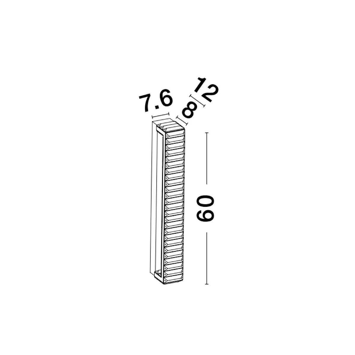 nadzwyczajny kinkiet Luces Exclusivas BAUTA LE42920