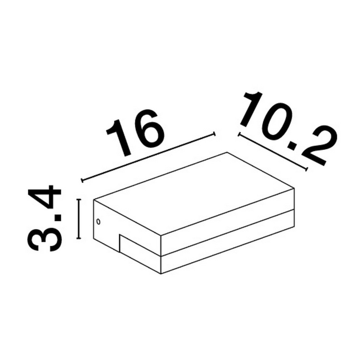 czarujący kinkiet ogrodowy Luces Exclusivas PEDRO LE71526