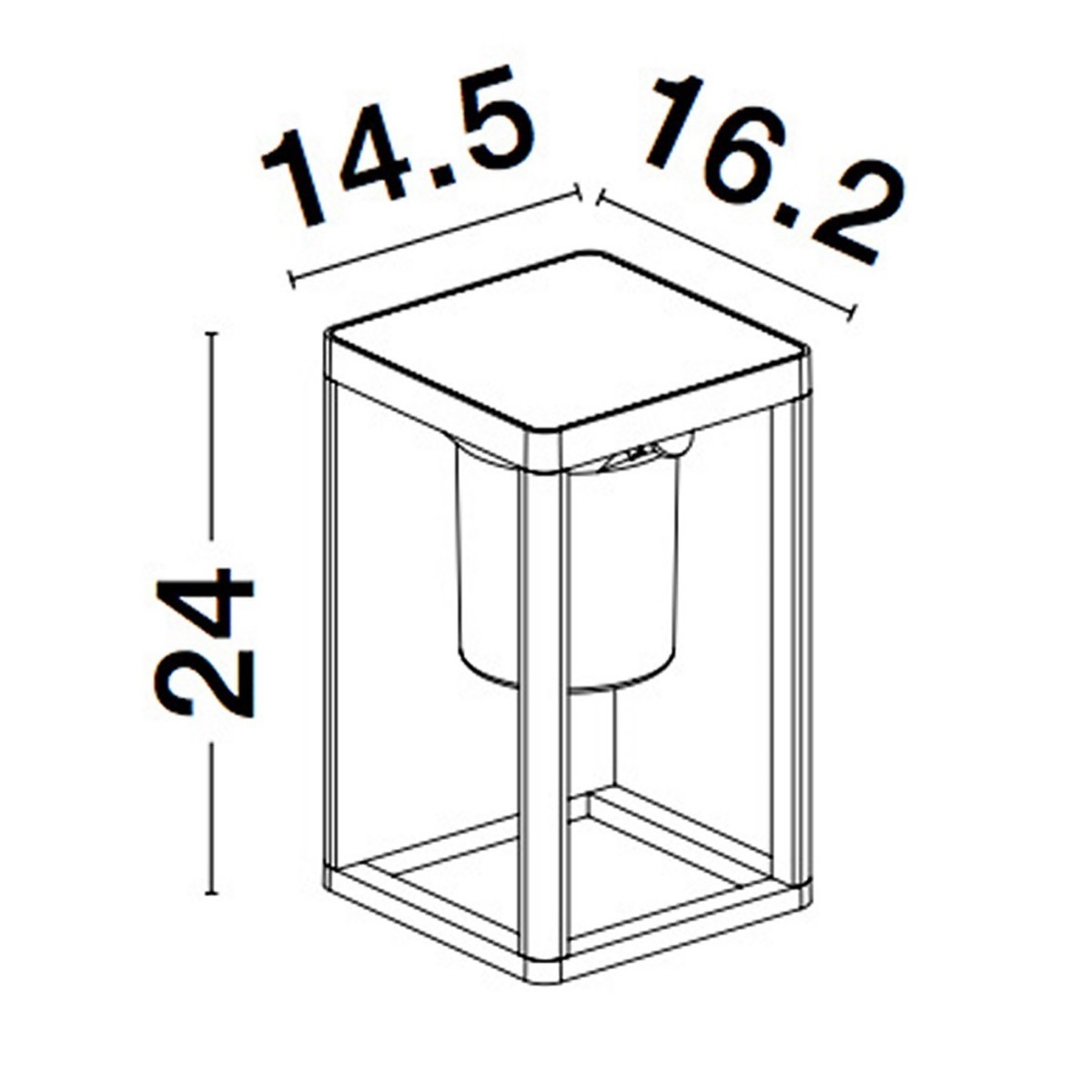 wybitny kinkiet ogrodowy Luces Exclusivas GIBRALEON LE71549