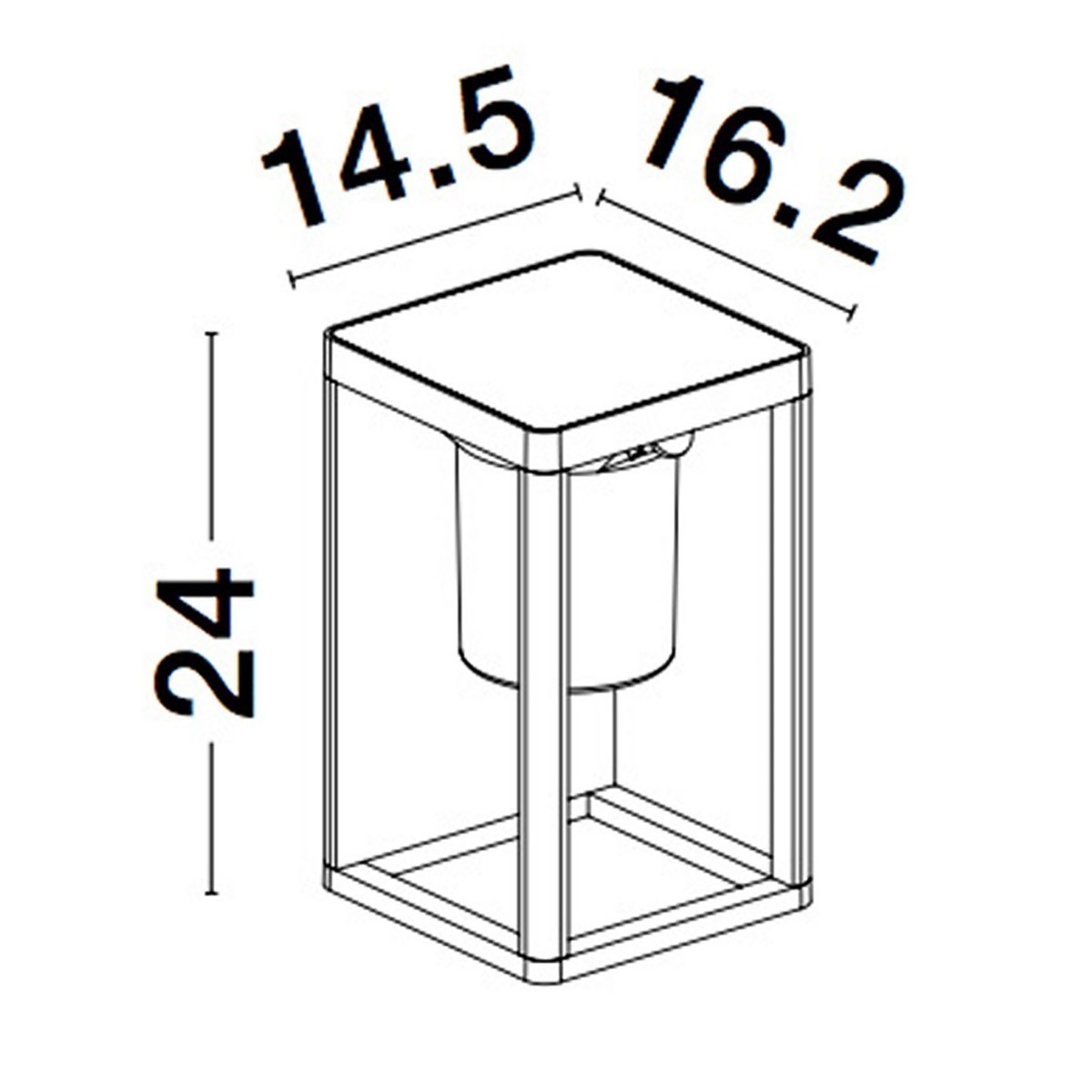 wybitny kinkiet ogrodowy Luces Exclusivas GIBRALEON LE71549