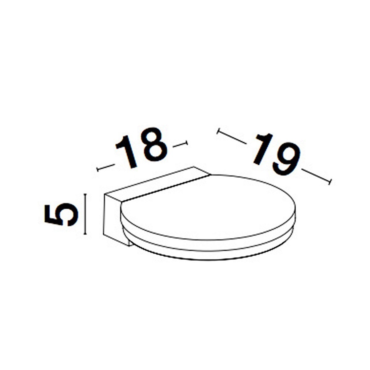 urokliwy kinkiet ogrodowy Luces Exclusivas ENCRUCIJADA LE71565