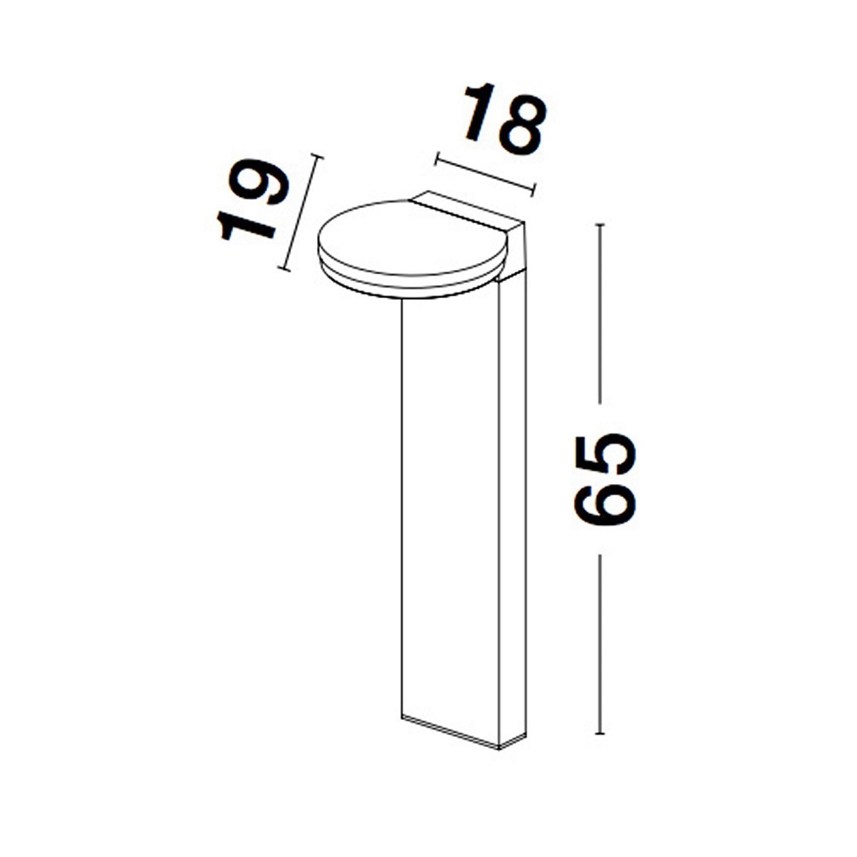 piękna lampa ogrodowa - stojąca Luces Exclusivas ENCRUCIJADA LE71566