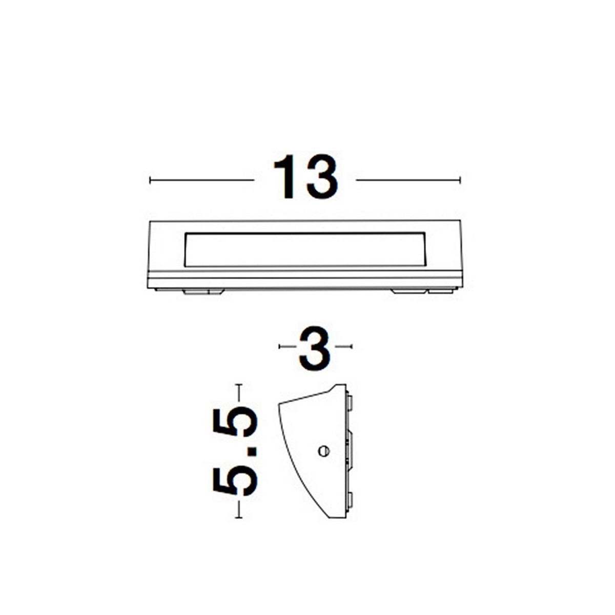 Stylowy kinkiet ogrodowy Luces Exclusivas AGUA LE71615