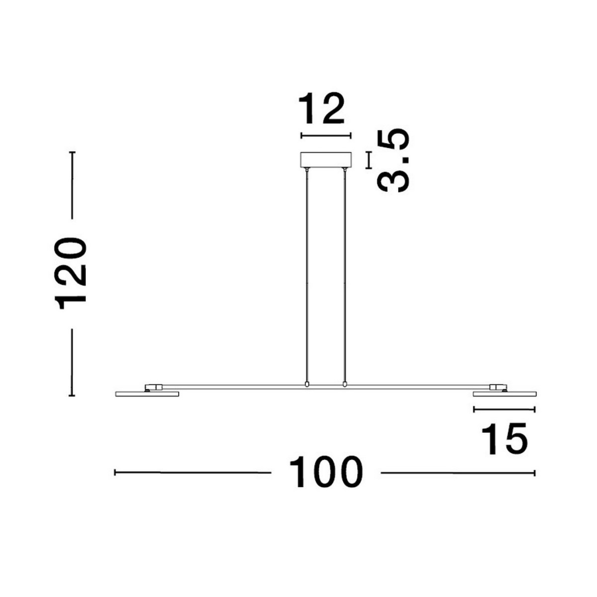wspaniała lampa wisząca Luces Exclusivas ABOT