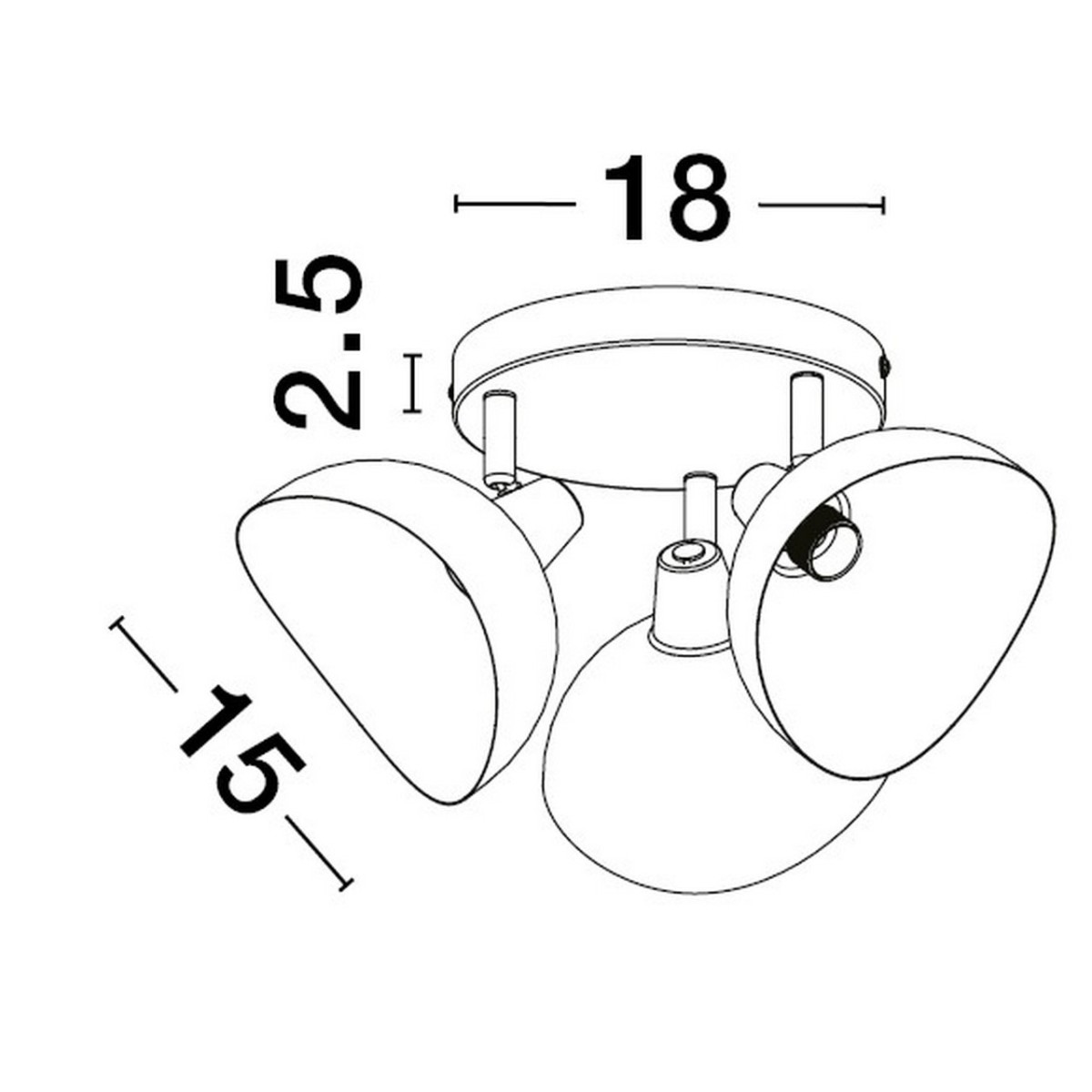 awangardowy reflektor / spot Luces Exclusivas BANAC