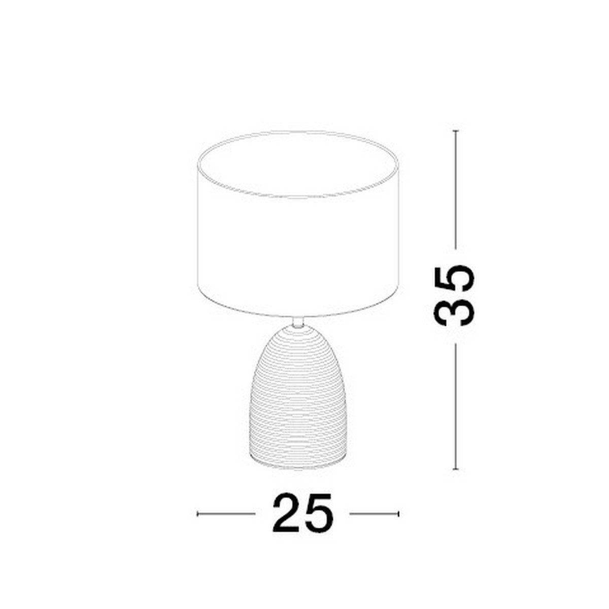 gustowna lampa stołowa Luces Exclusivas CUATRO