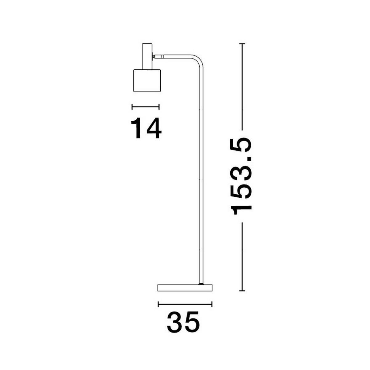 ekskluzywna lampa stojąca Luces Exclusivas FRESNILLO