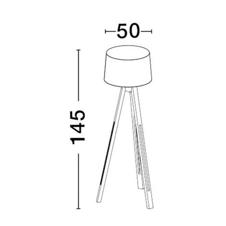 awangardowa lampa stojąca Luces Exclusivas ABOCHO