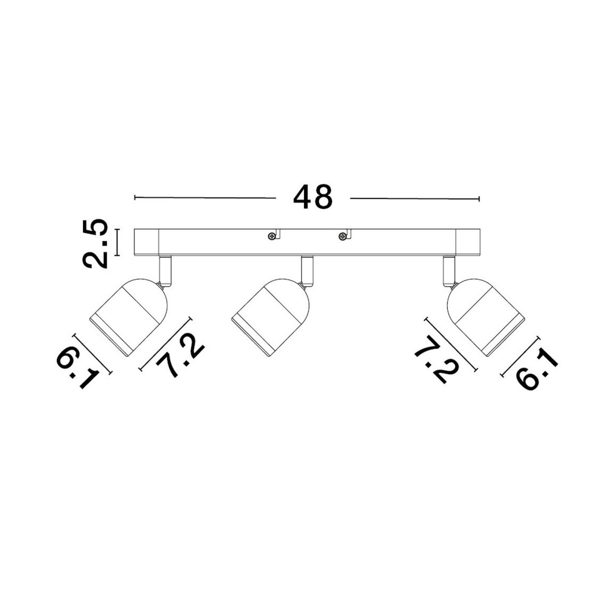 nadzwyczajny kinkiet do łazienki Luces Exclusivas ACALAN