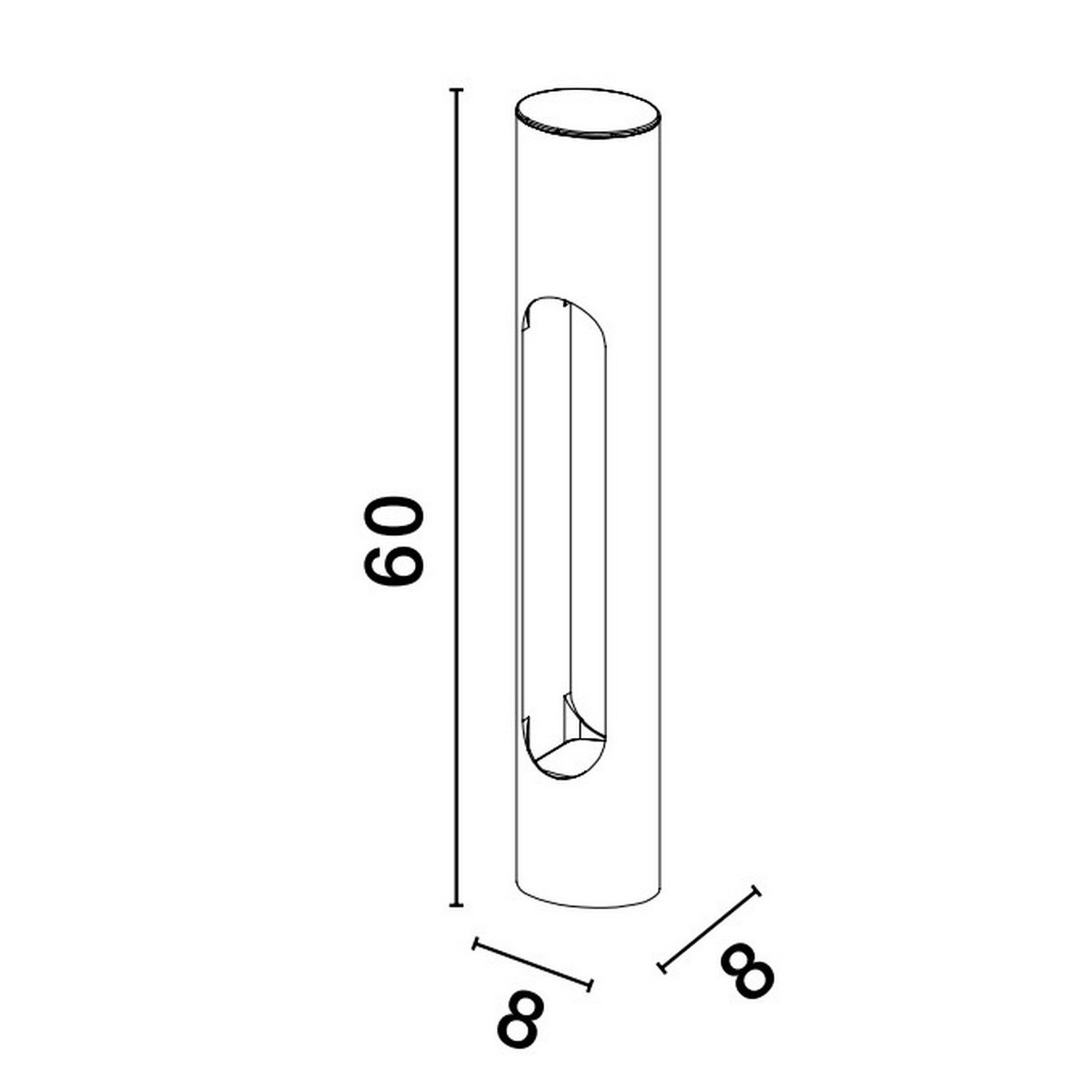 ponadprzeciętna lampa ogrodowa - stojąca Luces Exclusivas ACATLA