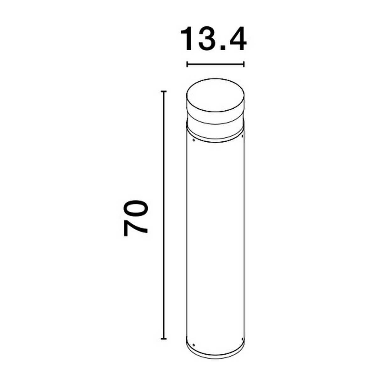 niezwykła lampa ogrodowa - stojąca Luces Exclusivas ACATIC