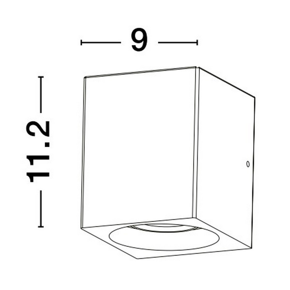 gustowny kinkiet ogrodowy Luces Exclusivas ACHLUM