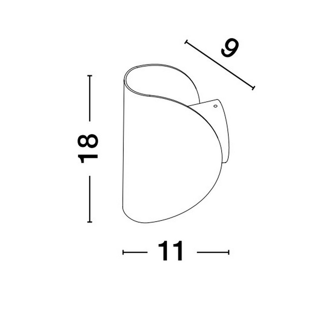 postępowy kinkiet ogrodowy Luces Exclusivas ACINGO