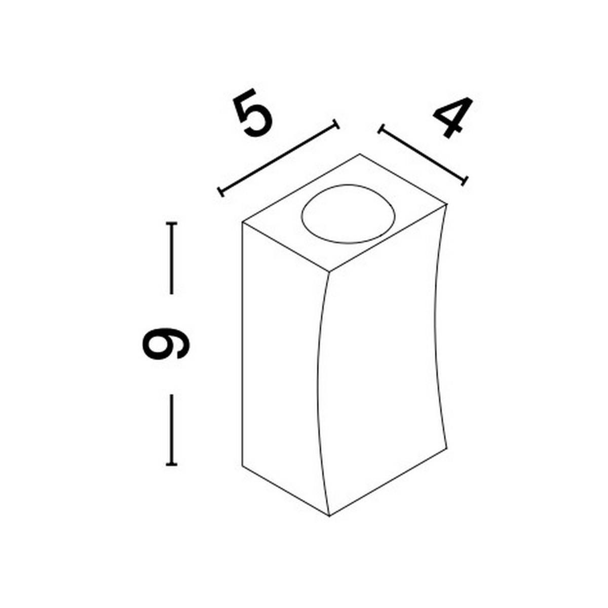 Jedyny w swoim rodzaju kinkiet ogrodowy Luces Exclusivas ACOSTA