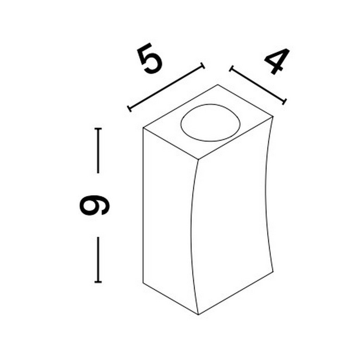 Niepowtarzalny kinkiet ogrodowy Luces Exclusivas ACOSTA