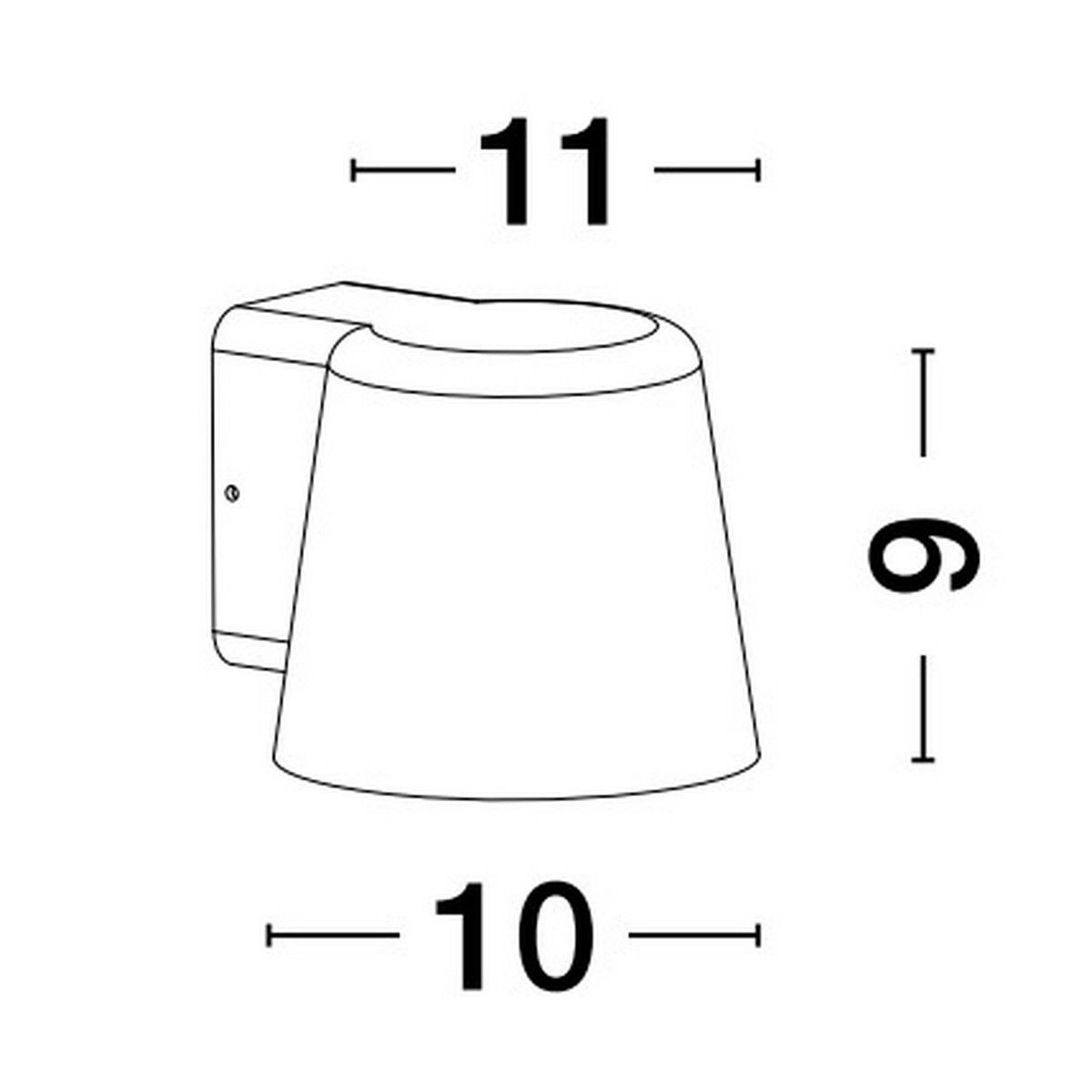 Piękny kinkiet ogrodowy Luces Exclusivas ACOZAC