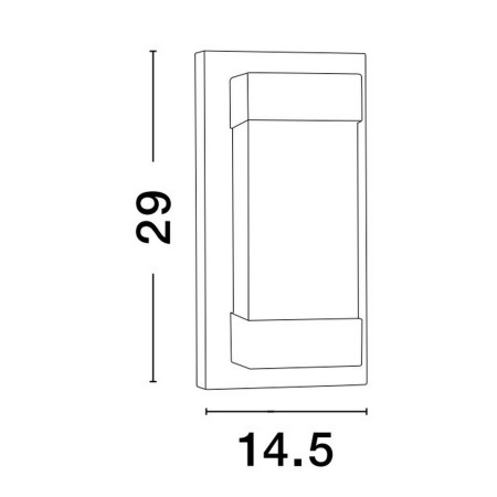 imponujący kinkiet ogrodowy Luces Exclusivas BACUSA