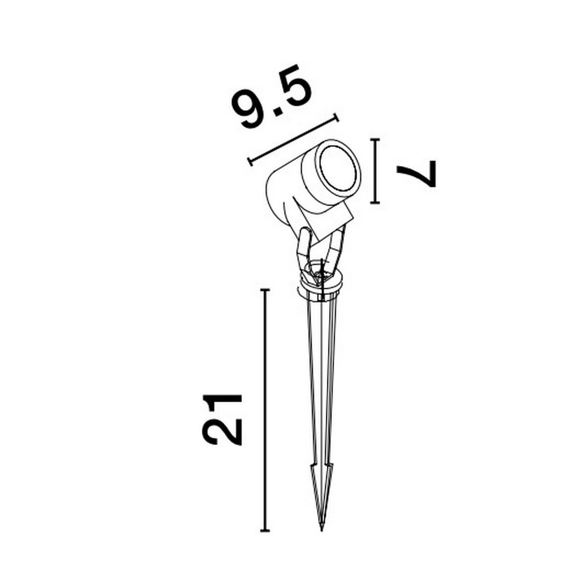 prestiżowa lampa ogrodowa - stojąca Luces Exclusivas ACUYAN