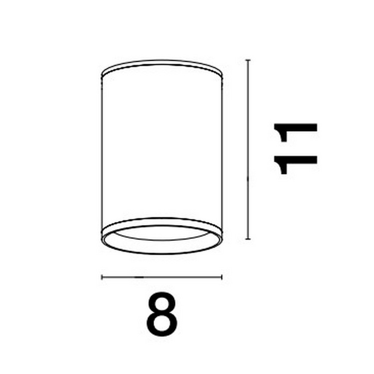 postępowa zewnętrzna lampa sufitowa Luces Exclusivas ADALIA